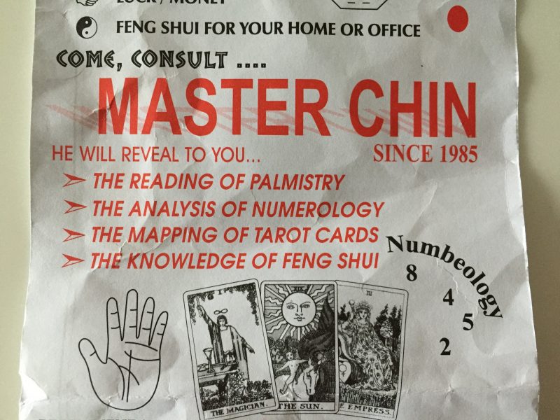 クアラルンプールで超有名な占い師マスター・チンに占ってもらった