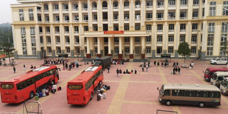 ベトナム、集中隔離場所で