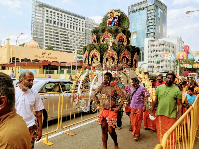ヒンドゥー教の奇祭、タイプーサム・フェスティバル＠シンガポール
