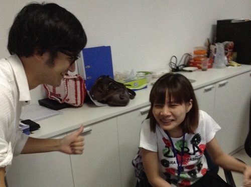 何とか通じました