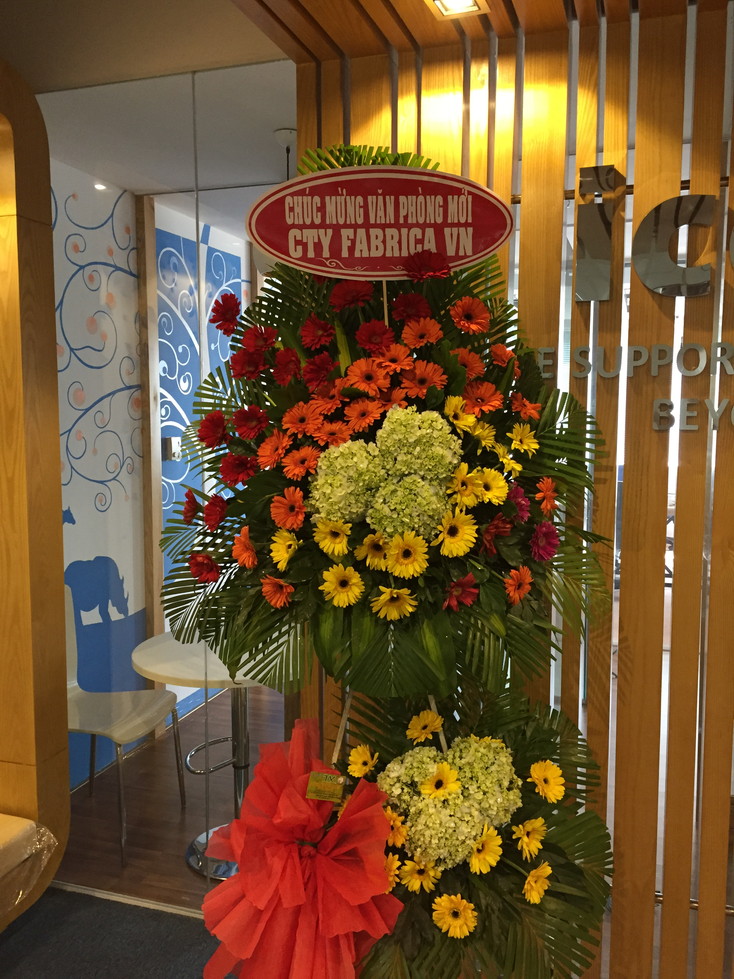 Fabrica（ファブリカ・コミュニケーションズ）様からの移転祝い