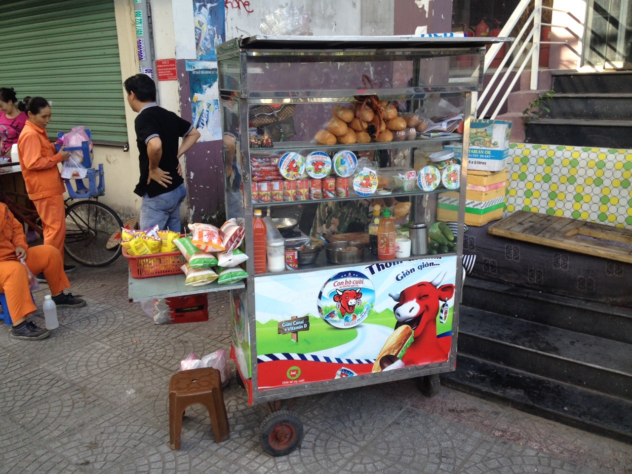 バイミーの路上販売