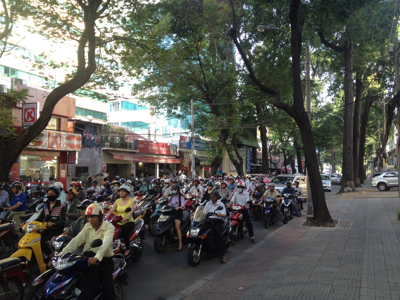 ベトナムの渋滞