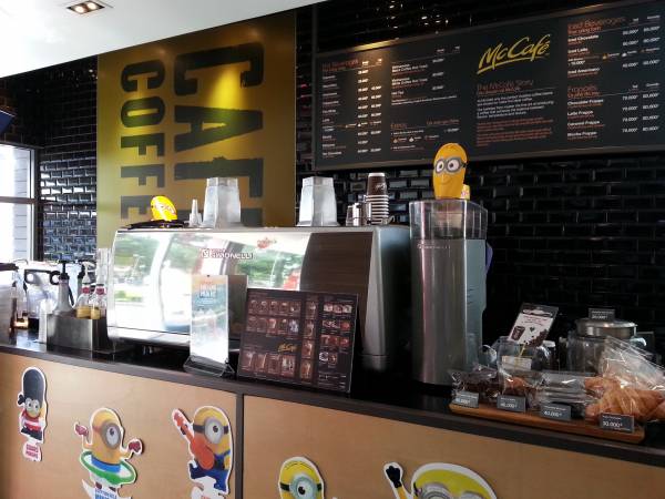 McDonald's Ben Than店はミニオンまみれ