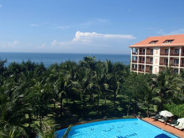 Phan Tietの宿泊先にはプール