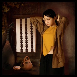 胸部にベトナム国のアイデンティティを感じることができる