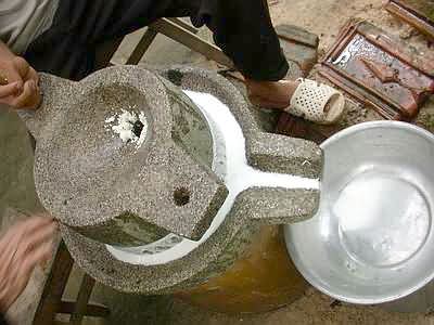 ライスペーパーの製造過程①