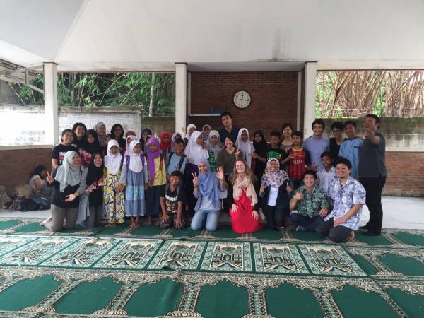 最後に生徒と先生と記念撮影