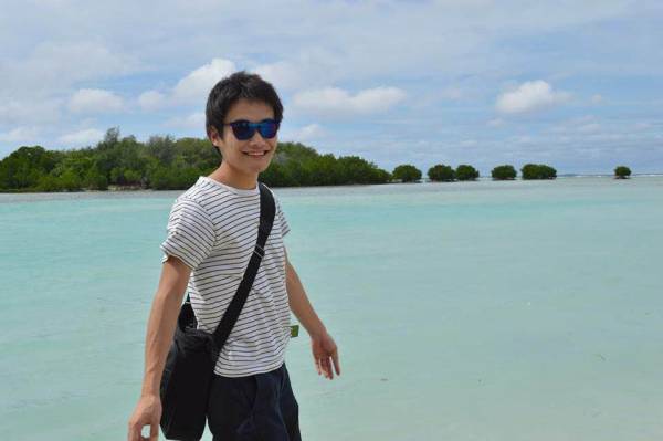 ビーチからの絶景