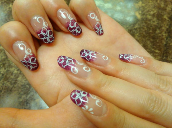 ネイルサロンでしてもらったネイルの完成版②
