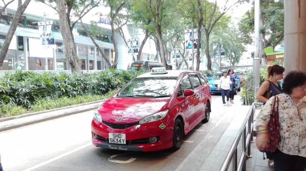 シンガポールのタクシー