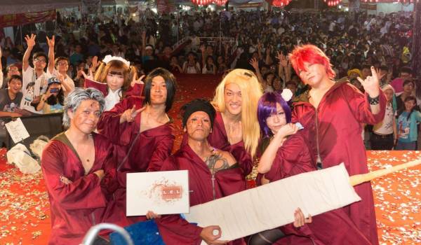 2014年2月 Spring Daysのパフォーマンス終了後の記念撮影