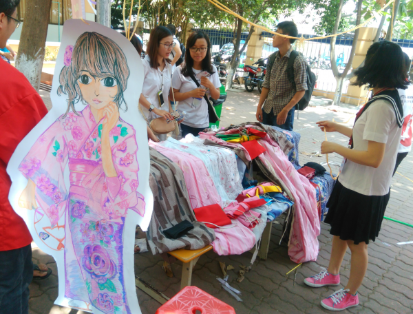 浴衣体験コーナー