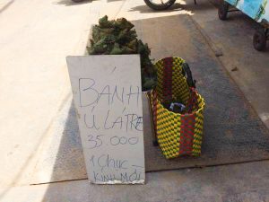 ベトナムのちまき（粽）が売っている出店