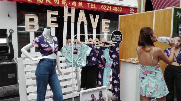 アパレルの露店