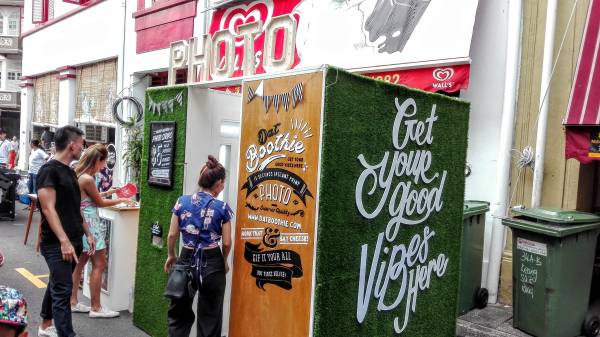 日本のプリクラ機が設置してある