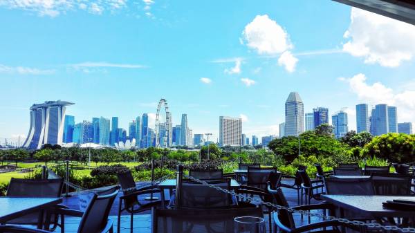 シンガポール市内を一望できるレストラン　Canopy Cafe（キャノピー･カフェ）