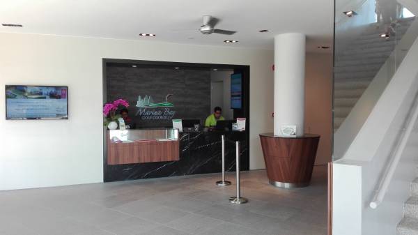 マリーナ・ベイ・ゴルフコース（Marina Bay Golf Course）の受付