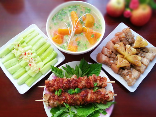 ベトナムの一般的な家庭料理