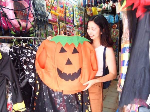 マントの代わりにカボチャという選択も