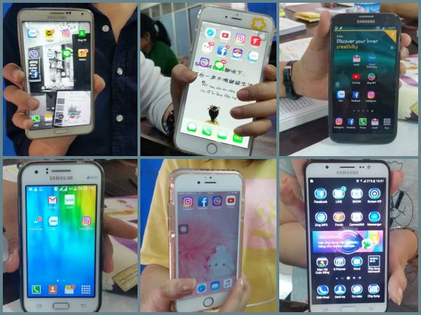 インタビュー協力者のスマホ画面