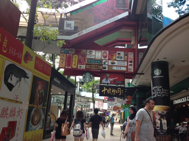 マレーシアのレストラン街