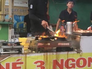 ベトナム調理風景