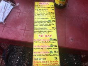 ベトナムレストランメニュー　ビーフステーキ