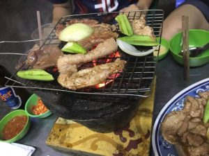 焼肉　ヤギ肉　ベトナム