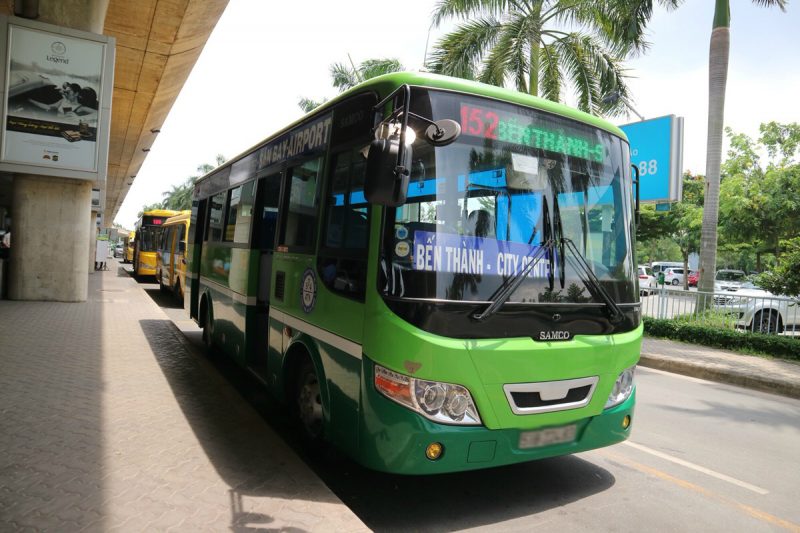 ホーチミンの空港から出ている市バス「129番バス」
