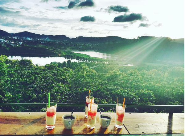 ダラット　カフェ　眺め