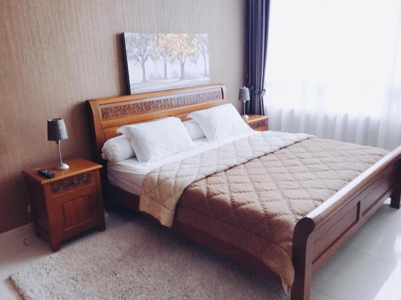 インドネシアの住居「レジデンス」のベッド