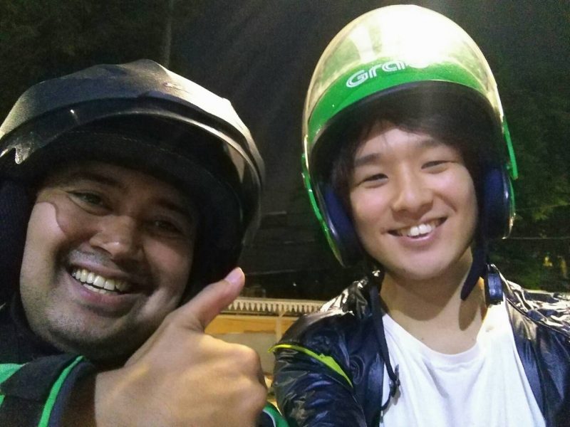 ドライバーとの写真