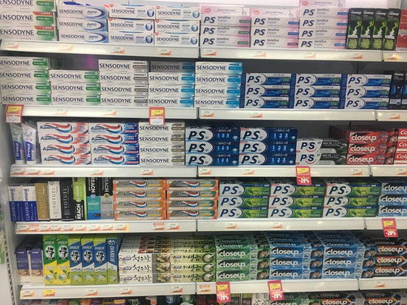 ベトナム　歯磨き粉