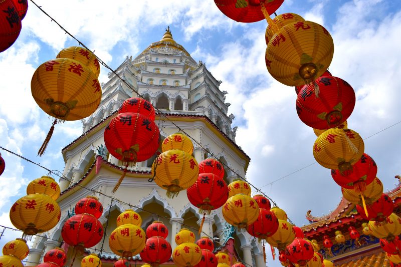 ペナン島ケックロックシ寺院マレーシア最大