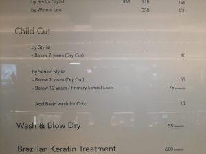 子供　ヘアカットの画像