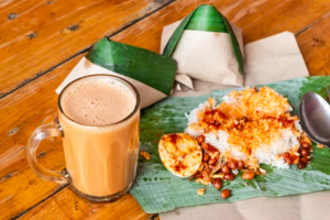 マレーシア朝ごはんの画像